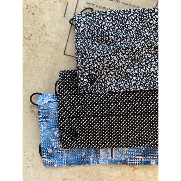 2 Pack Of 3 Robert Graham Fashion Masks - Picture 3 of 6